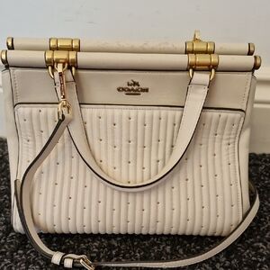 Coach Cream Handbag